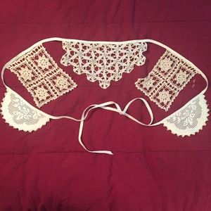 Vintage Doily Bunting - Hand Made